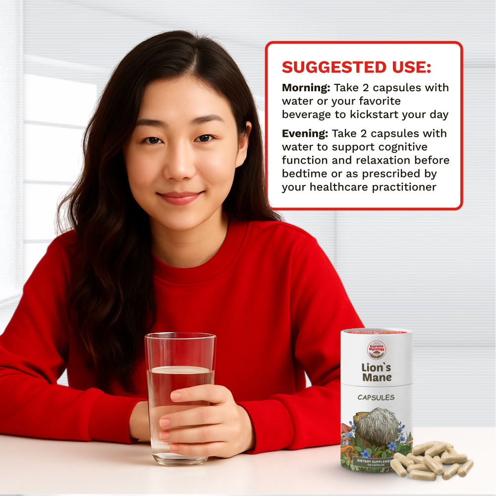 Organic Lion's Mane Mushroom Capsules