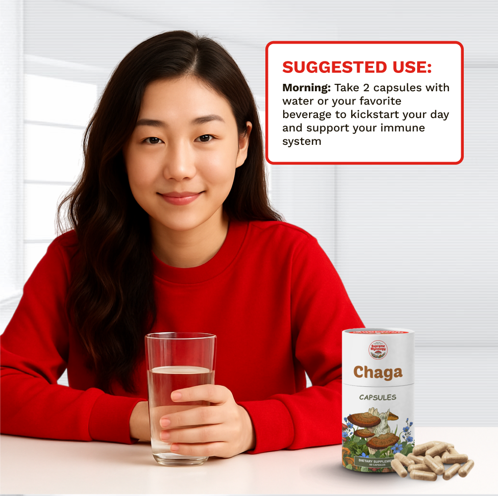 Organic Chaga Mushroom Capsules