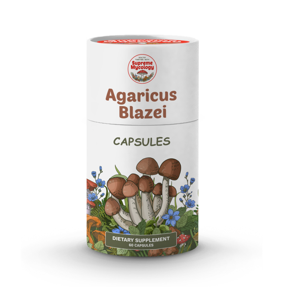 Organic Agaricus Blazei Mushroom Capsules