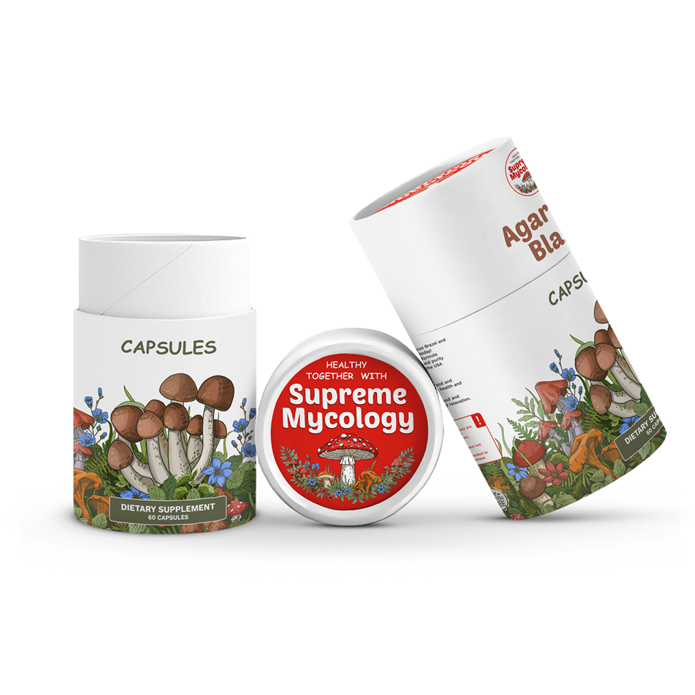 Organic Agaricus Blazei Mushroom Capsules