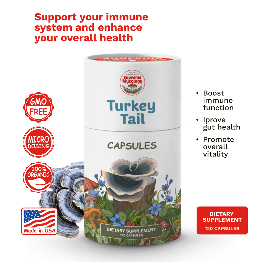 Organic Turkey Tail Mushroom Capsules