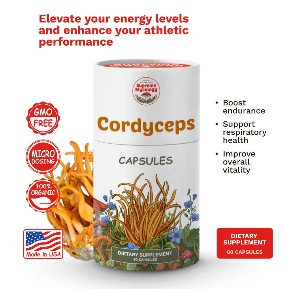 Organic Cordyceps Mushroom Capsules
