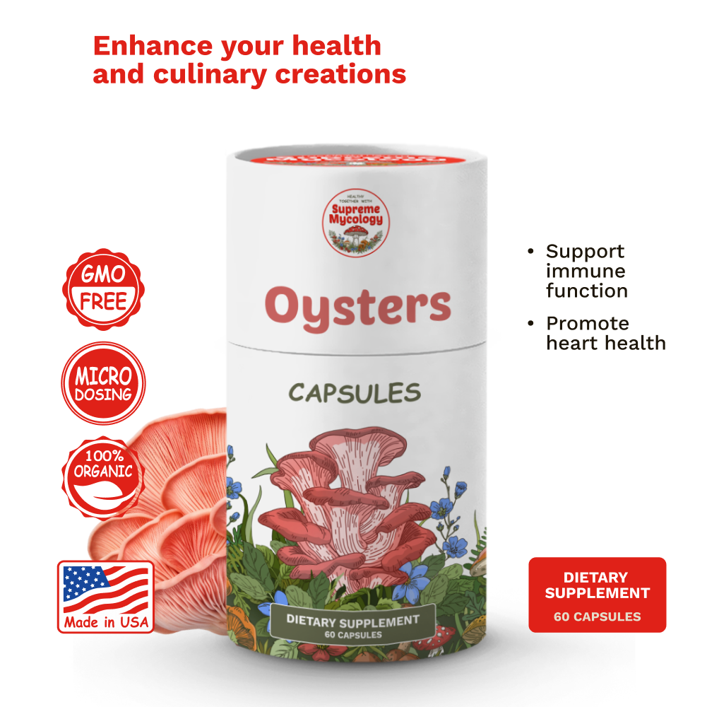 Organic Oyster Mushroom Capsules