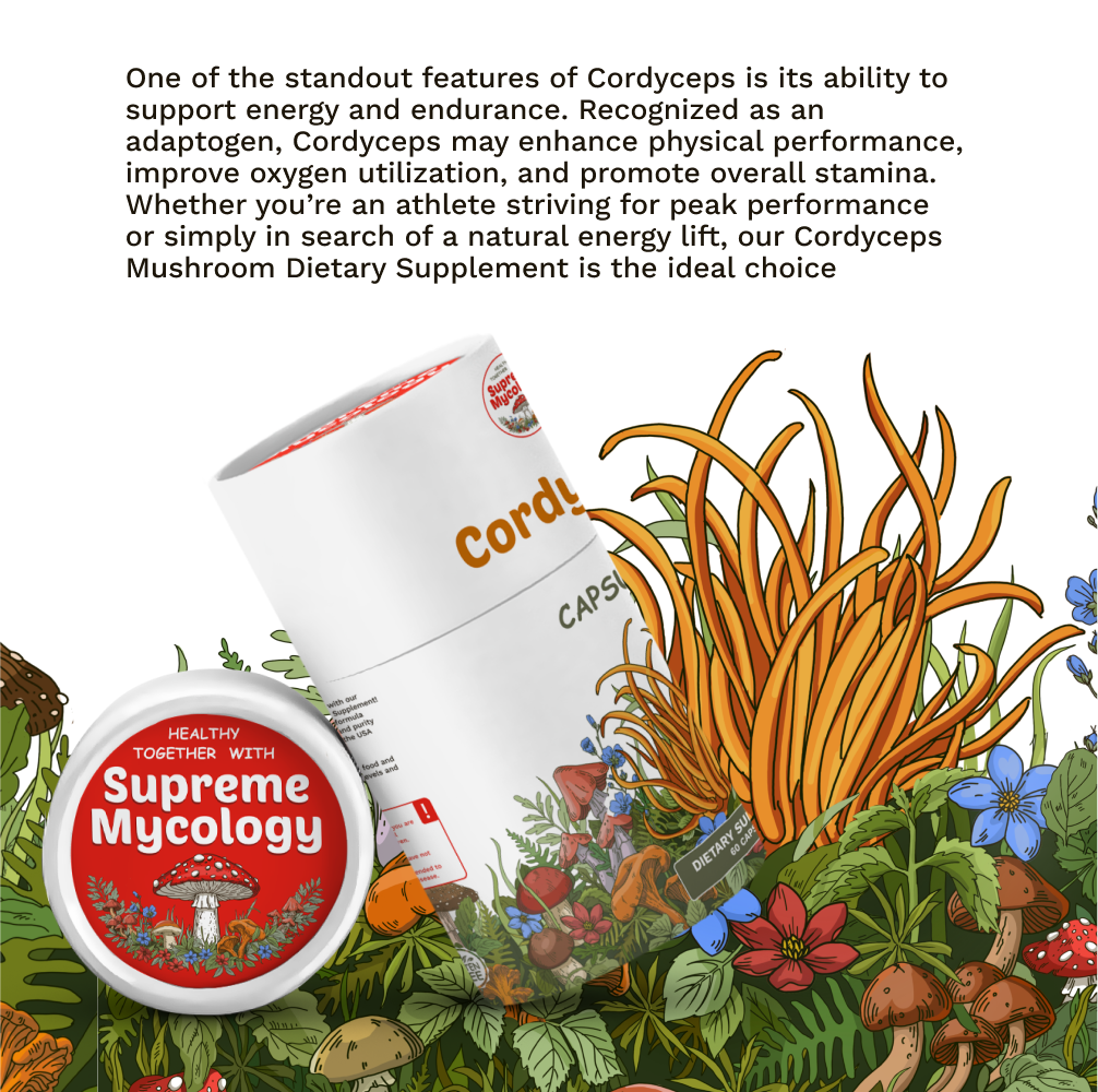 Organic Cordyceps Mushroom Capsules
