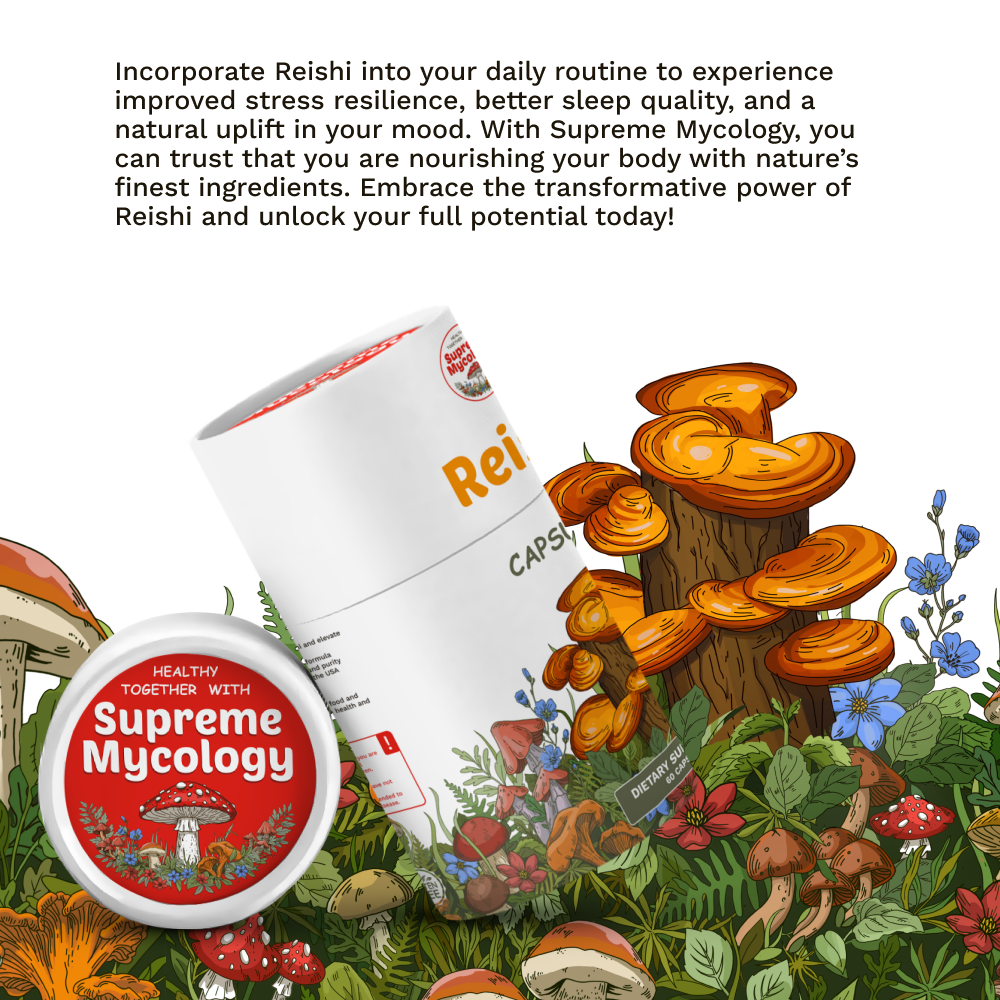 Organic Reishi Mushroom Capsules