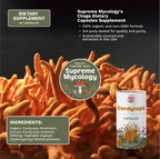 Organic Cordyceps Mushroom Capsules