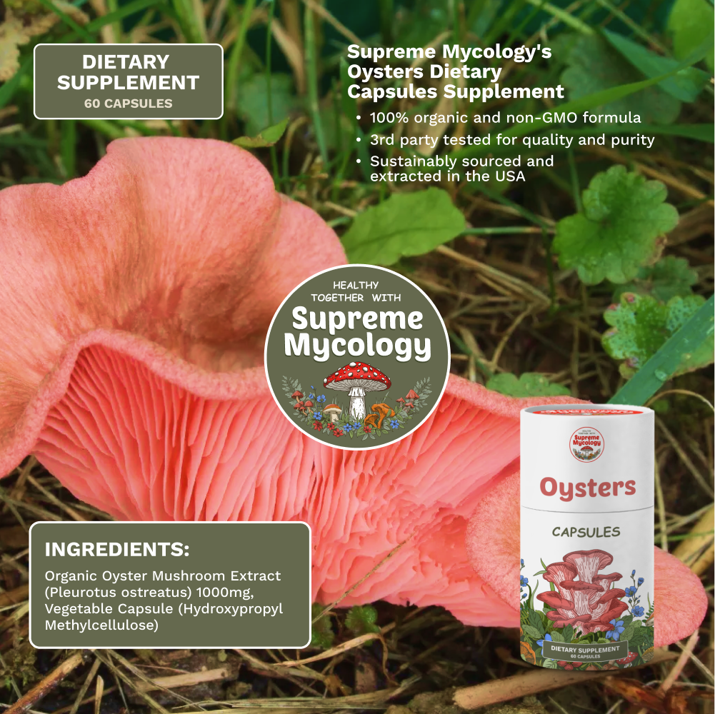 Organic Oyster Mushroom Capsules