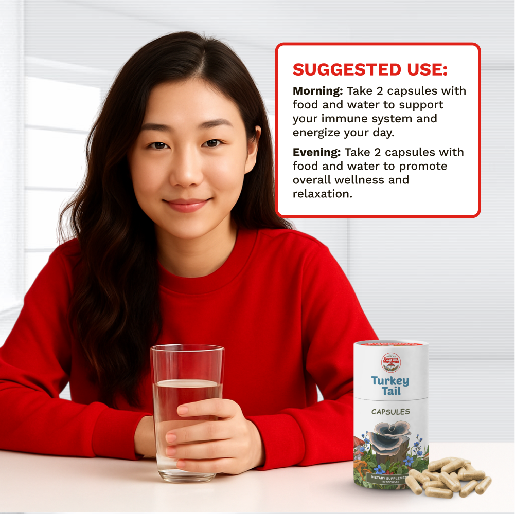 Organic Turkey Tail Mushroom Capsules