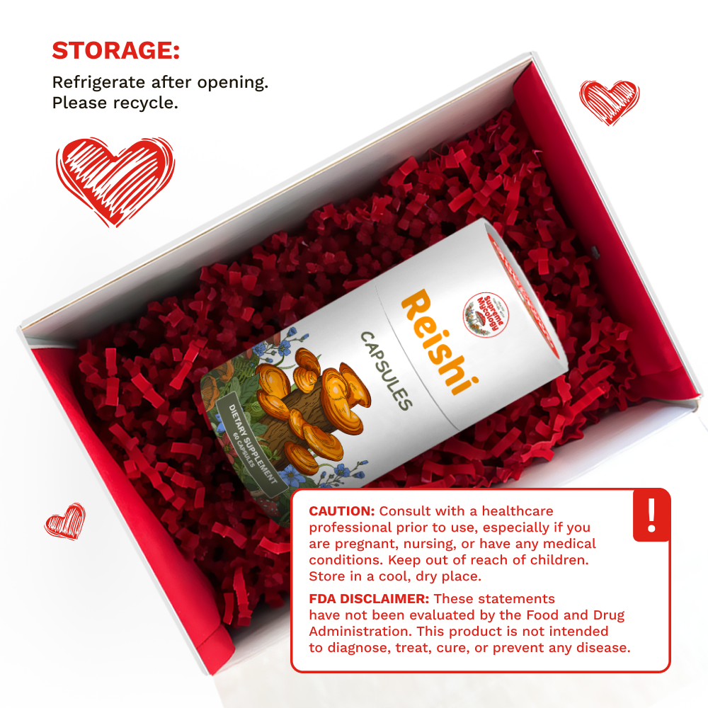 Organic Reishi Mushroom Capsules