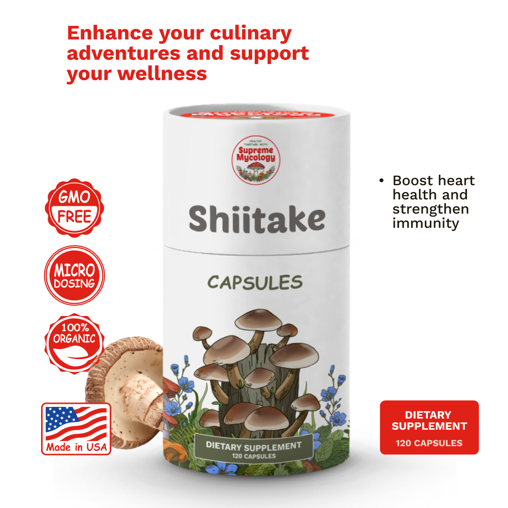 Organic Shiitake Mushroom Capsules
