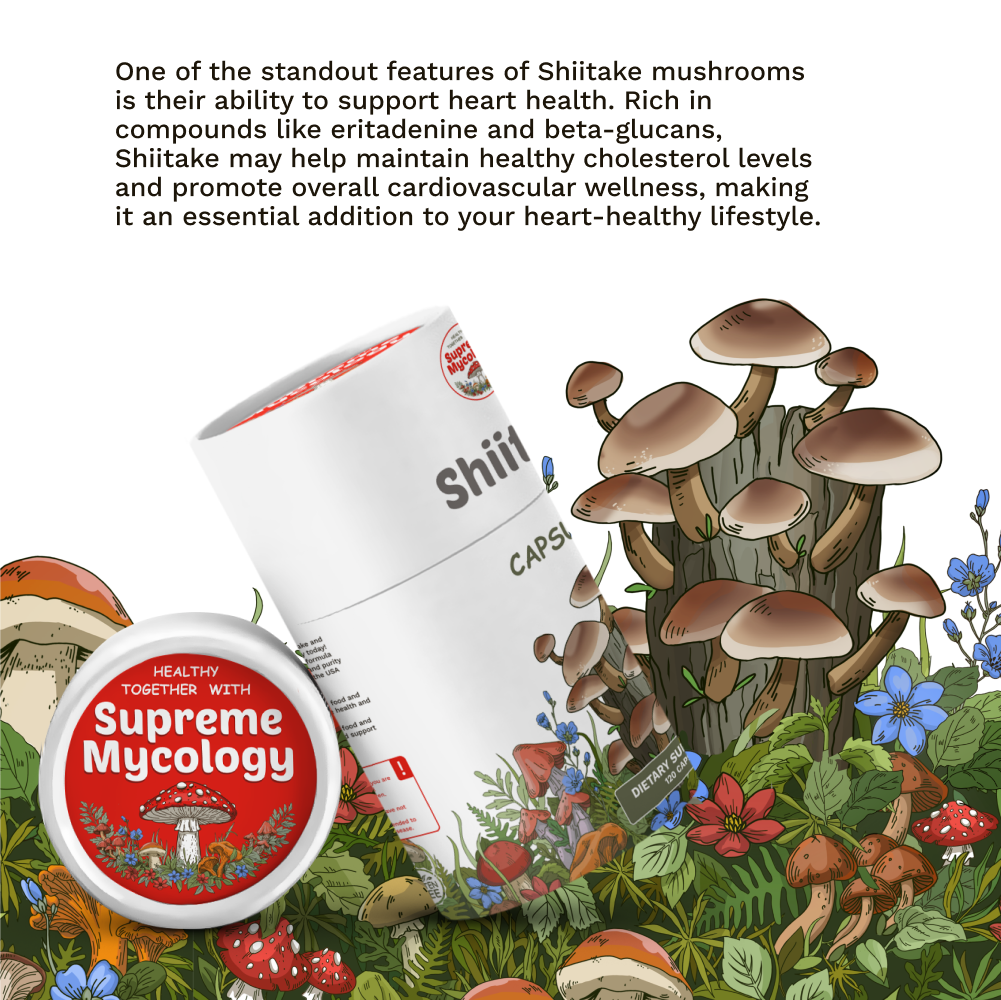 Organic Shiitake Mushroom Capsules