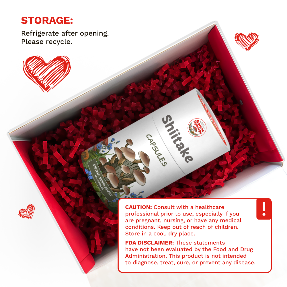 Organic Shiitake Mushroom Capsules
