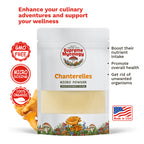 Organic Wild Chanterelle Mushroom Micro Powder