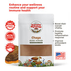 Organic Chaga Mushroom Micro Powder