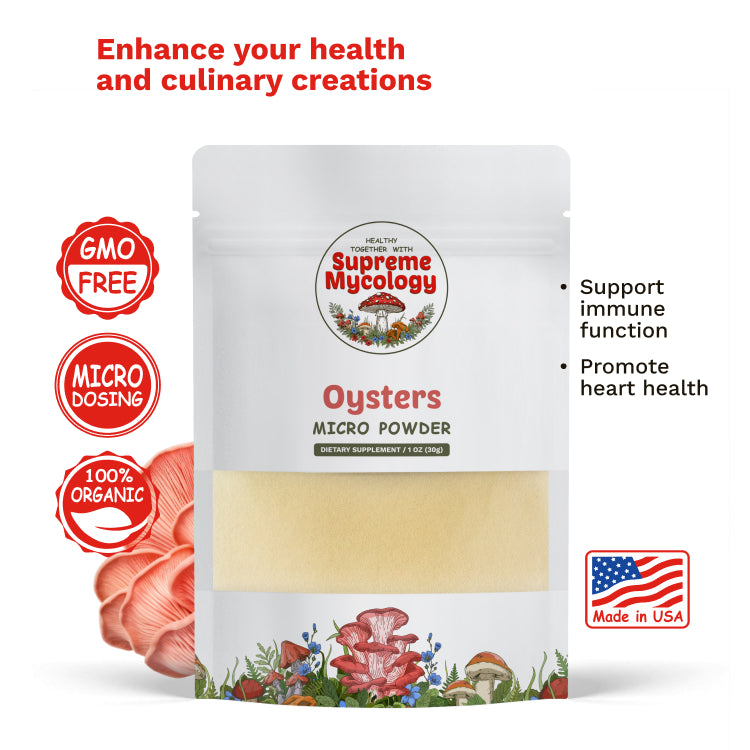 Organic Oyster Mushroom Micro Powder