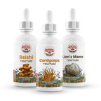 Mushroom Mastery Tincture Pack | Lion's Mane, Cordyceps & Reishi | 3 x 2oz