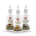 The Ultimate Wellness Trio Pack | Lion's Mane, Cordyceps & Chaga | 3 x 2oz