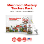 Mushroom Mastery Tincture Pack | Lion's Mane, Cordyceps & Reishi | 3 x 2oz