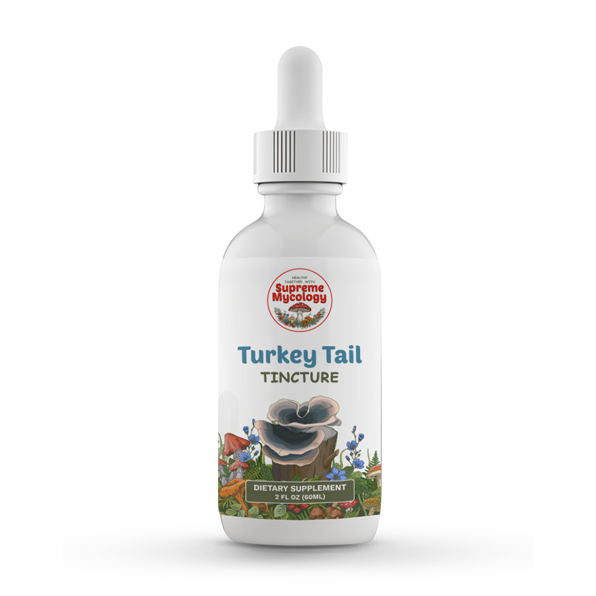 Organic Turkey Tail Extracted Mushroom Tincture