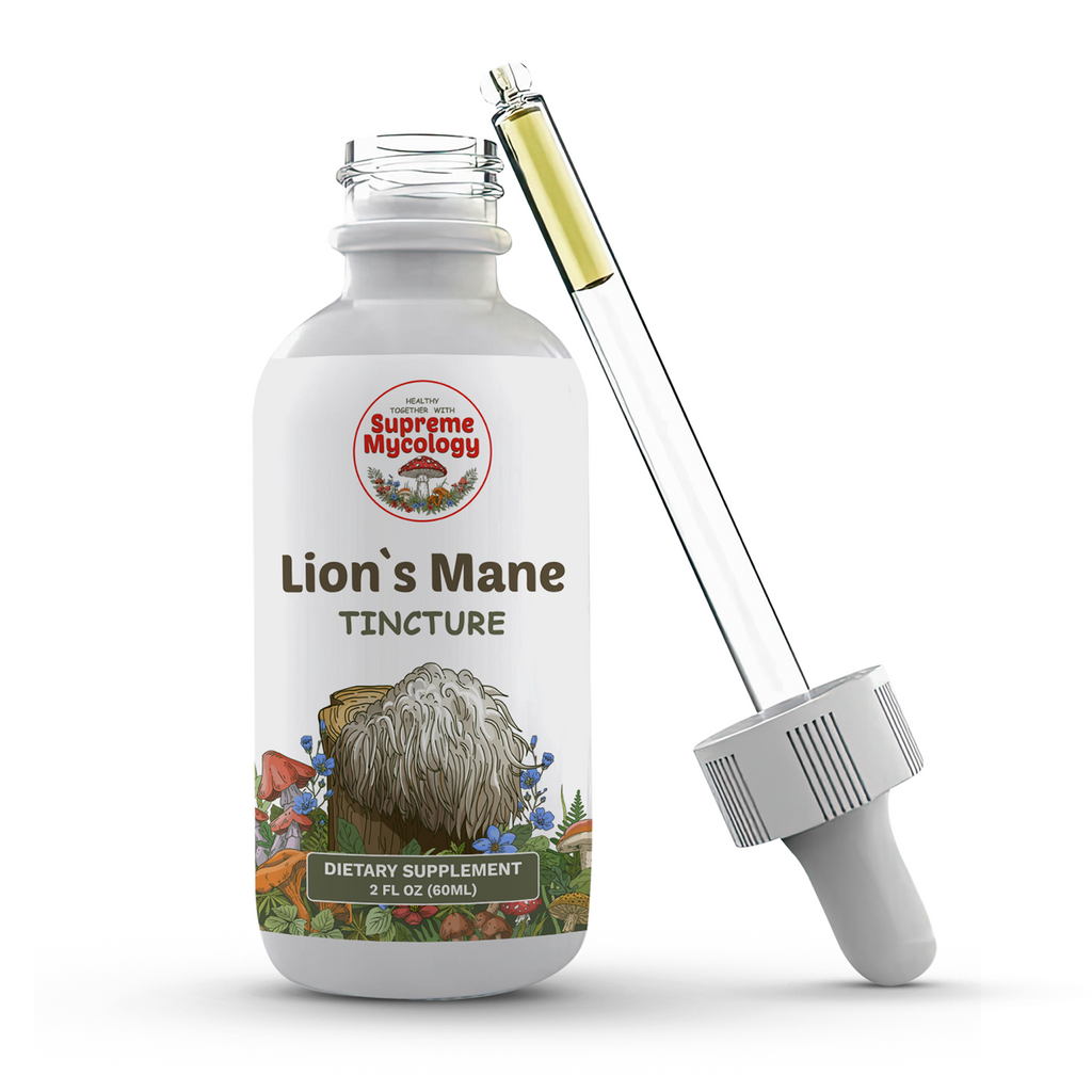 Organic Lion's Mane Extracted Mushroom Tincture