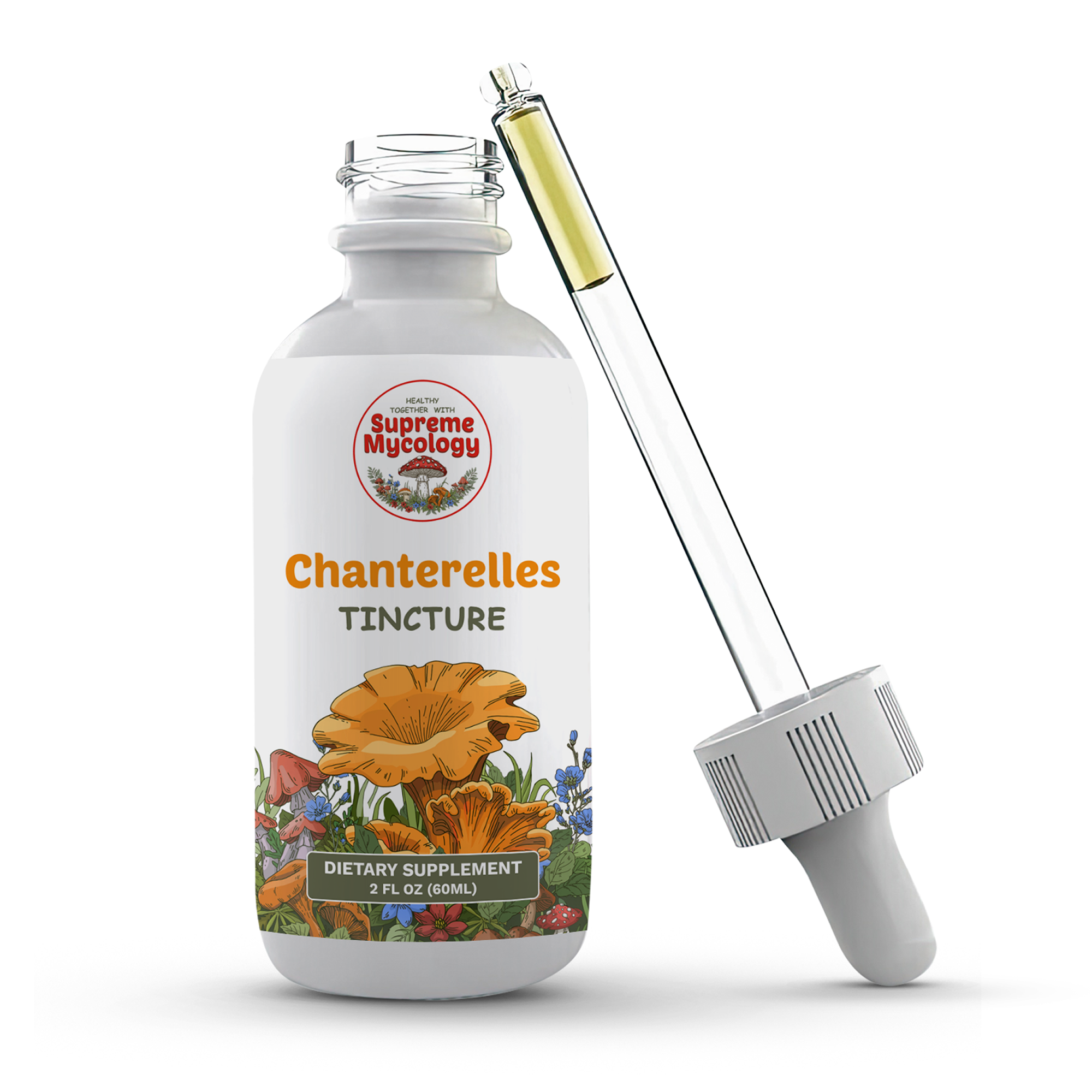 Organic Chanterelle Extracted Mushroom Tincture