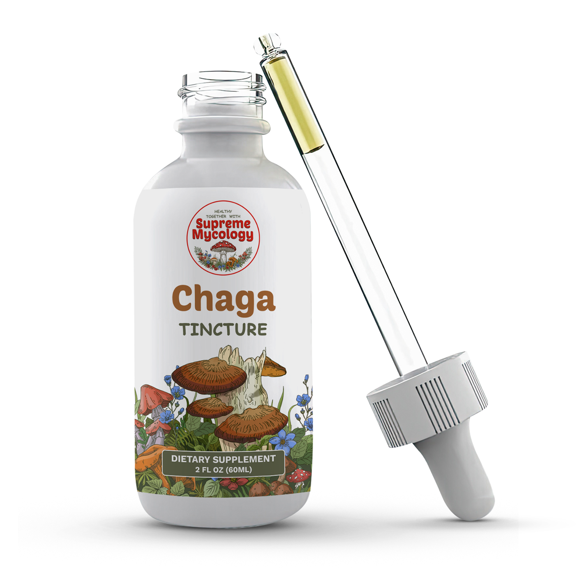 Organic Chaga Extracted Mushroom Tincture
