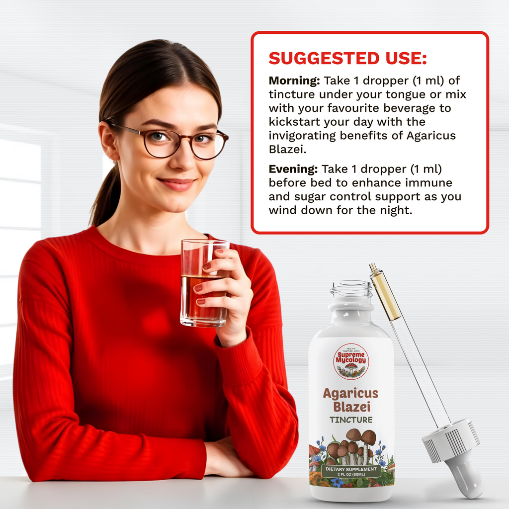 Organic Agaricus Blazei Extracted Mushroom Tincture