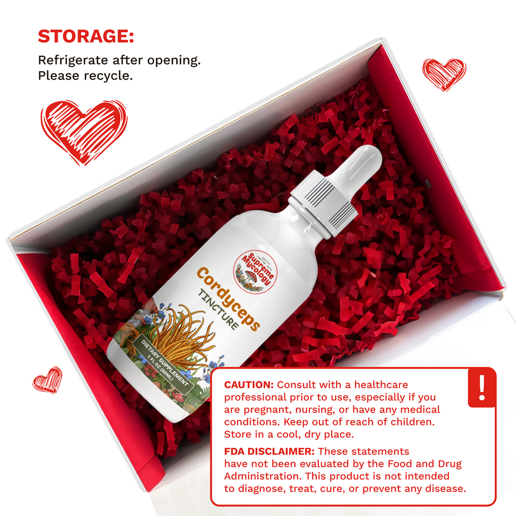 Organic Cordyceps Extracted Mushroom Tincture