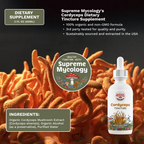 Organic Cordyceps Extracted Mushroom Tincture